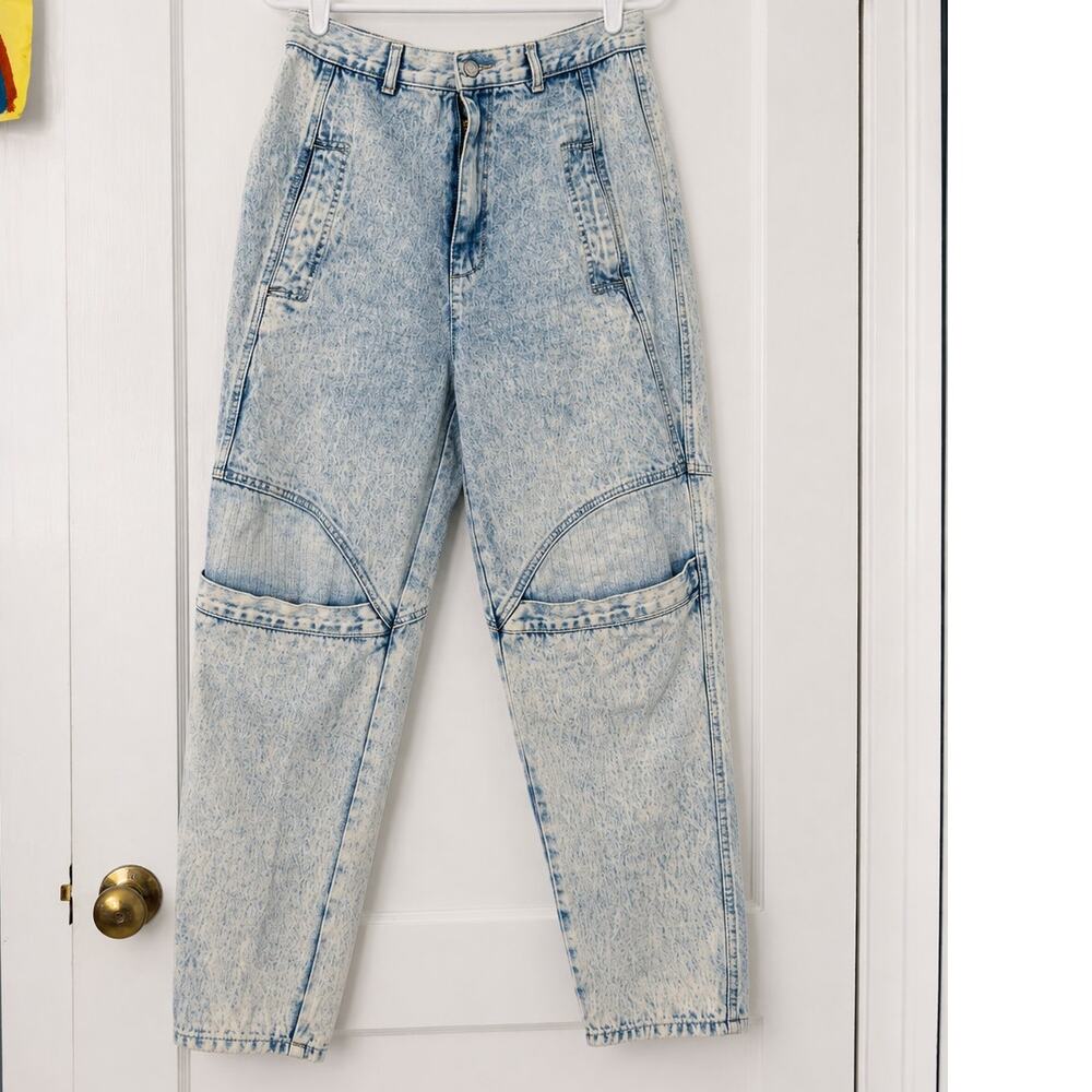 Vintage Gitano Acid Wash Jeans Women’s 14 High Rise 100% Cotton Utility 90s